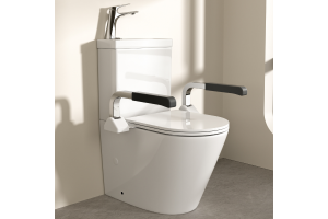 Handrail toilet for elder people