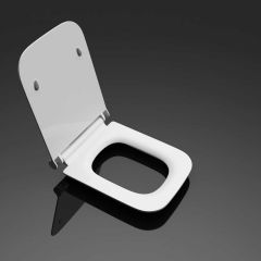 Ultra Slim Flat Square Soft Close & Quick Release Toilet Seat