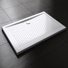 Rectangle Shape Non Slip Acrylic Shower Tray Multiple Size 