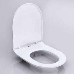 Bathroom Toilet Seat - D Shape Soft Close & Quick Release