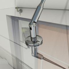 Stainless Canopy Brackets Steel 100CM