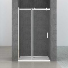 Frameless Sliding Shower Door 8mm Safety Transparent Glass | Ravenna 17 Door Only