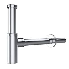 Chrome Round Bathroom Basin Waste Bottle Trap