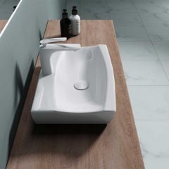 Rectangular Ceramic Counter Top Wash Basin