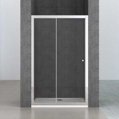 Framed Sliding Shower Door 6mm Safety Clear Glass | Ravenna 12 Door Only