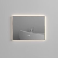Wall Mounted Illuminated LED Bathroom Recatangular Mirror Touch Sensitive Switch And Anti Fog