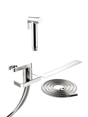 Hot and Cold Handheld Bidet Douche Sprayer Kit under Seat Bidet Spray Set