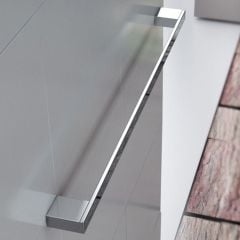 Durovin Bathroom Wall Hung Stainless Steel Towel Rail 600mm 