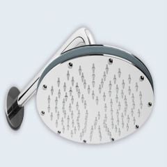 DP806 Chrome Polished Stainless Steel Round Shower Head Range 300mm