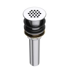 Chrome Filter Bathroom Basin Waste Plug - Unslotted