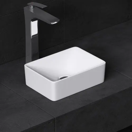 Cloakroom Counter top Ceramic Bathroom Sink 300mm