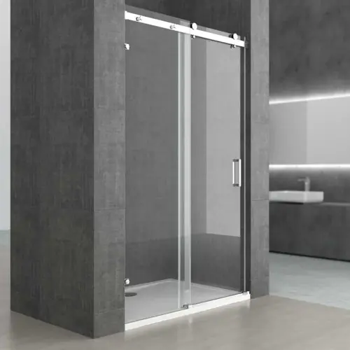 Frameless Sliding Shower Door 8mm Safety Transparent Glass