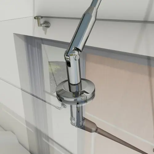 Stainless Canopy Brackets Steel 100CM