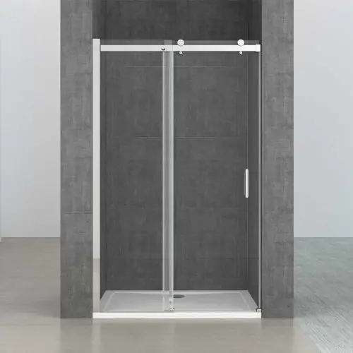 Frameless Sliding Shower Door 8mm Safety Transparent Glass | Ravenna 17 Door Only
