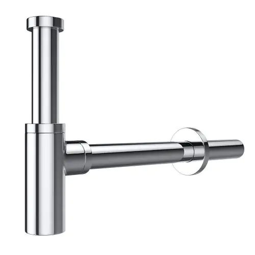 Chrome Round Bathroom Basin Waste Bottle Trap