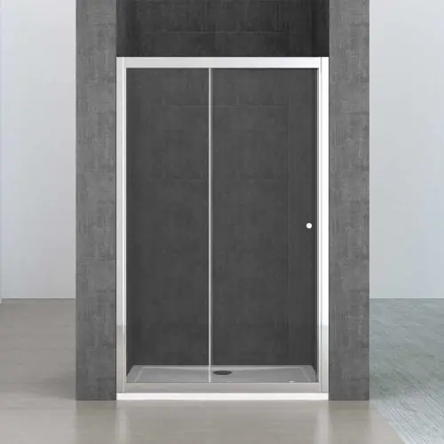 Framed Sliding Shower Door 6mm Safety Clear Glass | Ravenna 12 Door Only