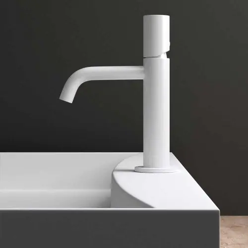 Monobloc Basin Mixer Tap Bubbler Spout Bathroom Sink Faucet