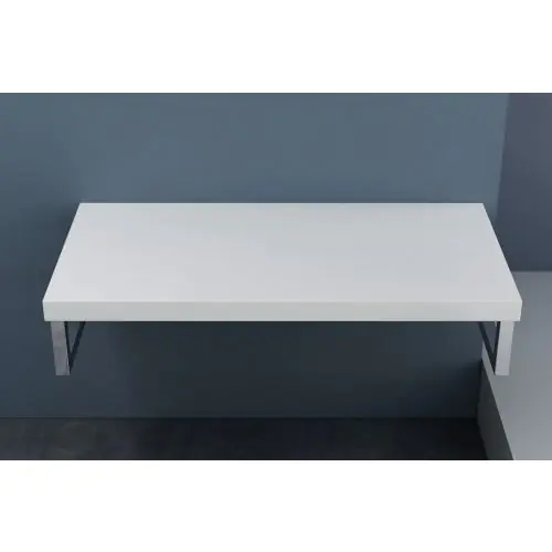 Stone Resin Shelf Surface for Counter Top Basin Include Stainless Steel Brackets 1000 x 500mm