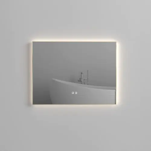 Durovin Bathrooms Wall Mounted Illuminated LED Bathroom Mirror | Touch Sensitive Switch And Anti Fog | 600 x 800mm