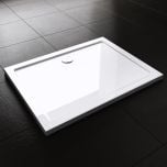Lucia Range Rectangle Shape Acrylic Shower Tray Free Waste Multiple Size Second Image