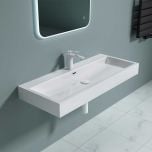 Wall Mounted Rectangular 1000mm Basin  | Colossum 6