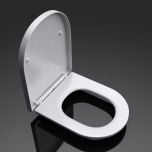 D Shaped Soft Close & Quick Release Toilet Seat