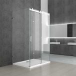 Rectangular U Shape Frameless Shower Enclosure Sliding Door 8mm Safety Glass | Ravenna 17-2nd U Shape