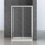 L Shape Framed Shower Enclosure Sliding Door 6mm Safety Clear Glass | Ravenna 12
