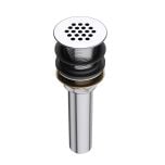 Chrome Filter Bathroom Basin Waste Plug - Unslotted
