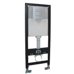 Durovin Bathrooms 1.16M Concealed Cistern Frame Match Wall Hung Toilet Set