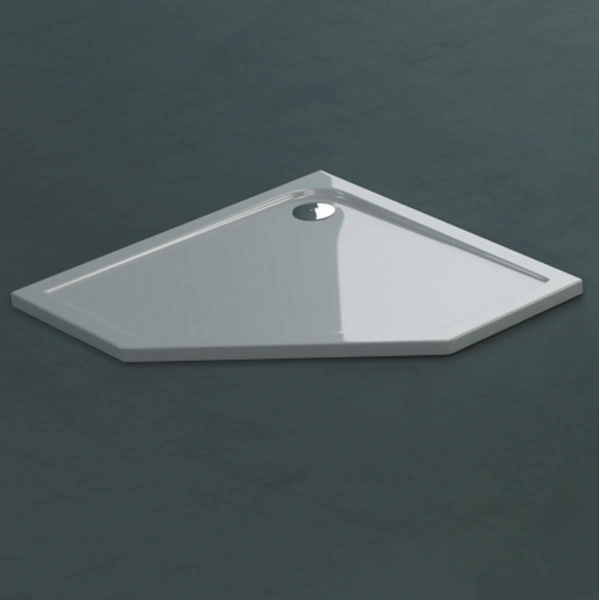 pentagonal shape acrylic shower tray