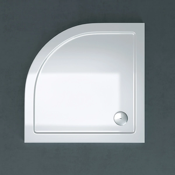 quadrant shape acrylic shower tray