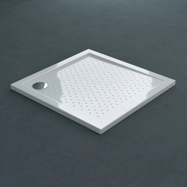 square shape nonslip acrylic shower tray
