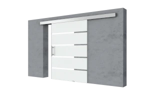 sliding door Frosted Sections