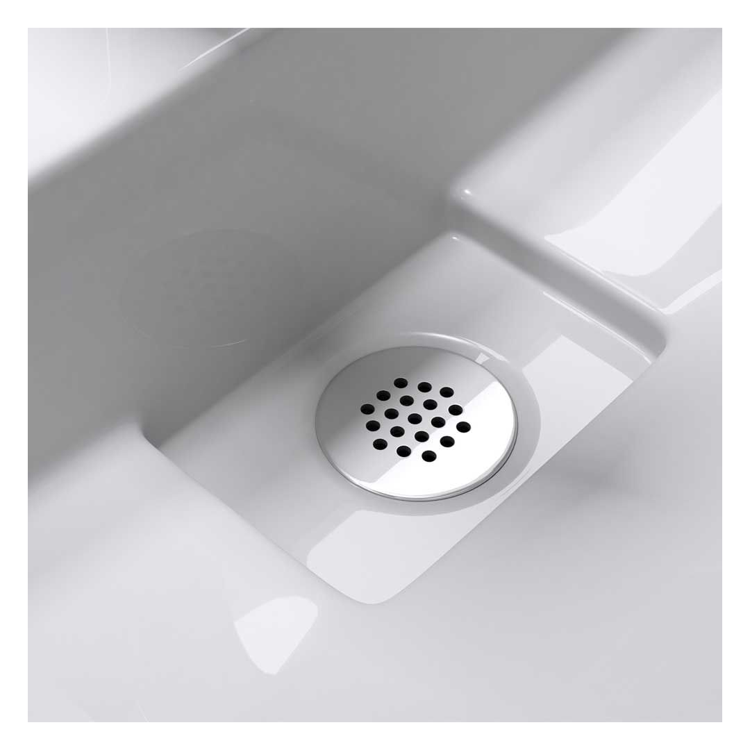 An Installed Basin Waste Plug