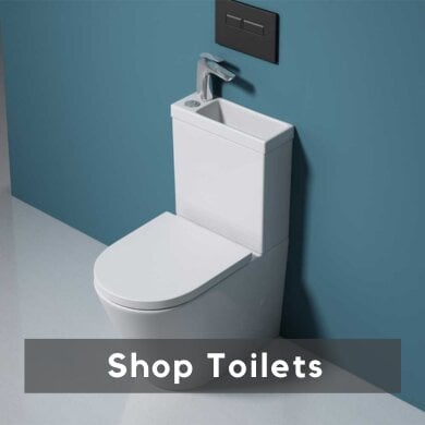 A beautiful, rimless wall-hung toilet