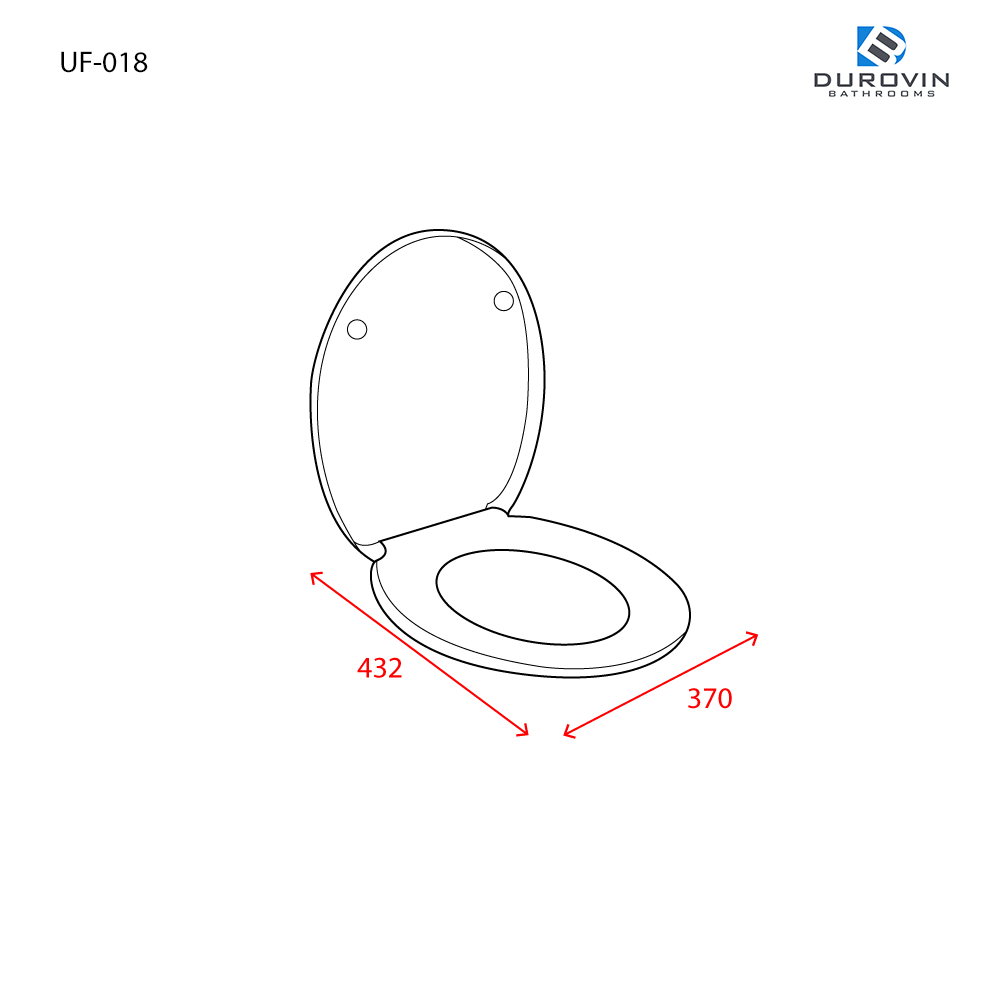 Standard Round Soft Close Toilet Seat UF-018