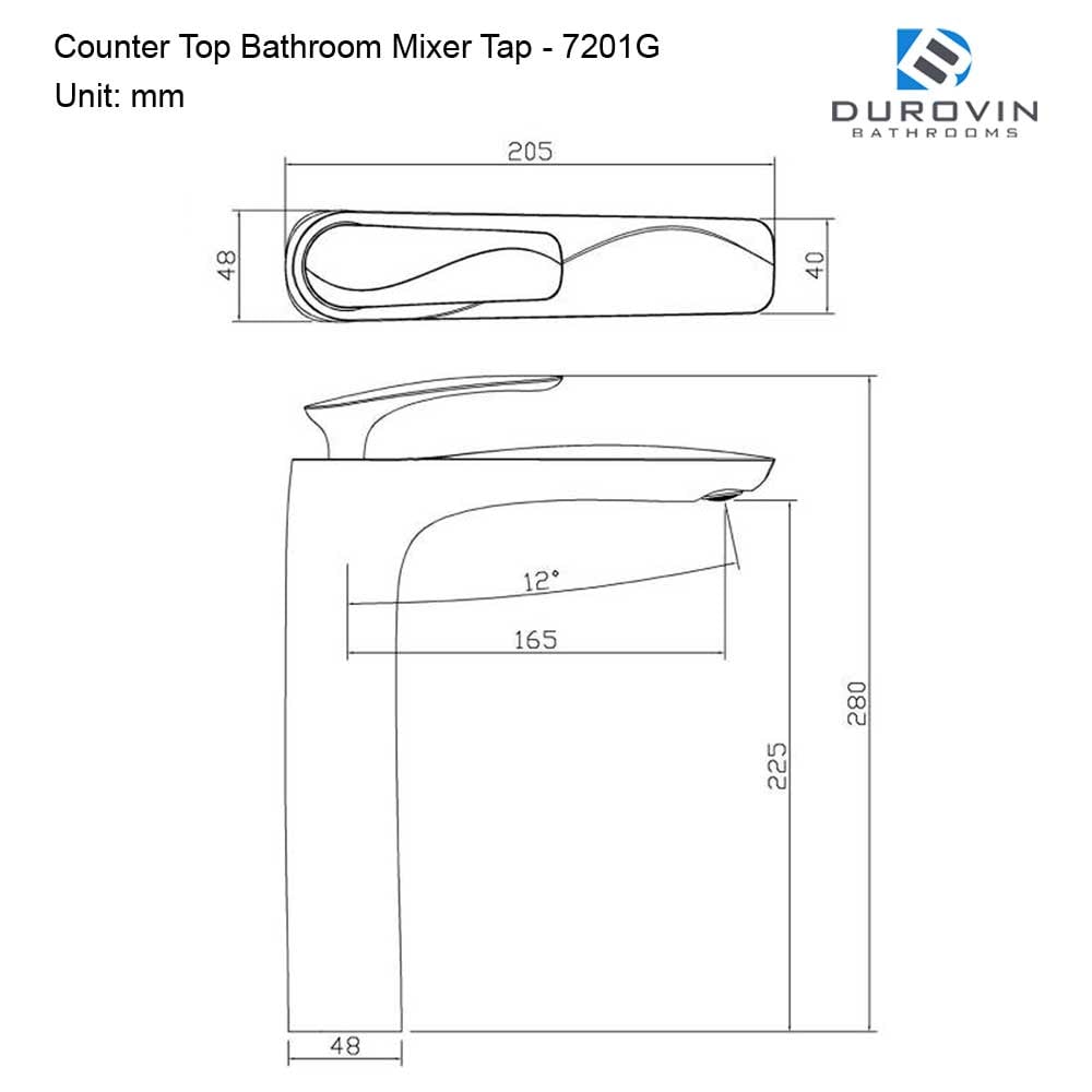 High Quality Bathroom Chrome Single Lever Mixer Basin Tap